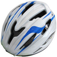 サギサカ 児童用自転車ヘルメット ホワイト/ブルー 46247（直送品）