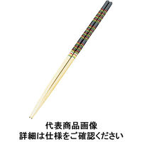 竹製 歌舞伎菜箸 黒39cm ASI7503 萬洋（取寄品）