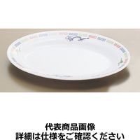 メラミン「雷門竜」 小判皿 関東プラスチック工業