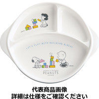 オーエスケー ポリプロピレンお子様食器 「スヌーピー」ランチ皿CB-36（足ゴム付） RLVN801（取寄品）