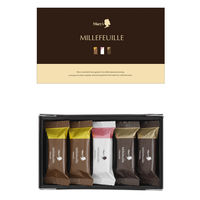 三越伊勢丹〈Mary's（メリーチョコレート）〉ミルフィーユ 1箱（5個入） 手土産ギフト お年賀 洋菓子　紙袋付