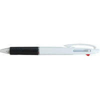 三菱鉛筆ジェットストリーム多機能ペン2＆1 0.7mm 名入商品 MSXE3-500-07B無 白1 MSXE350007BN1 1セット（100本）（直送品）