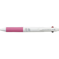 三菱鉛筆 ジェットストリーム 3色ボールペン 0.7mm SXE3-400A-07 白ピンクW13 SXE3400A07W13 1セット（100本）（直送品）
