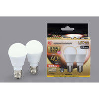 アイリスオーヤマ LED電球 E17 全方向タイプ 2P 電球色 40形相当（440lm） LDA4L-G-E17/W-4T52P（直送品）