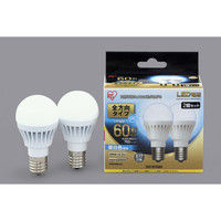 アイリスオーヤマ LED電球 E17 全方向タイプ 2P 昼白色 40形相当（440lm） LDA7N-G-E17/W-6T52P（直送品）