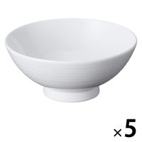 【まとめ買いセット】 無印良品 白磁めし茶碗 大  約直径12.5×高さ5.5cm 1箱（5個入） 良品計画
