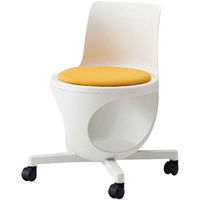 オカムラ e-chairタブレットなしパッド付 カモミール 482幅×497奥行×440座高×710高さ（mm） 9314AA F027（直送品）