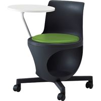 オカムラ e-chairタブレット付パッド付 グレープ 602幅×663奥行×440座高×710高さ（mm） 9314BC F015（直送品）