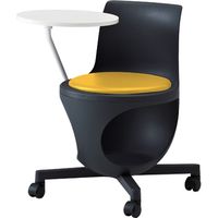オカムラ e-chairタブレット付パッド付 カモミール 602幅×663奥行×440座高×710高さ（mm） 9314BC F027（直送品）