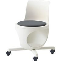 オカムラ e-chairタブレットなしパッド付 セサミ 470幅×500奥行×446座高×716高さ（mm） 9314JA F001（直送品）