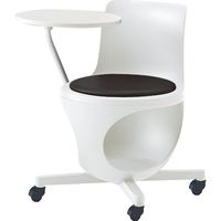 オカムラ e-chairタブレット付パッド付 ブラックベリー 596幅×665奥行×446座高×716高さ（mm） 9314JC F013（直送品）