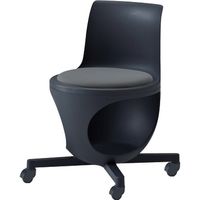 オカムラ e-chairタブレットなしパッド付 セサミ 470幅×500奥行×446座高×716高さ（mm） 9314KA F001（直送品）