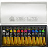 ニッカー絵具 AG 20ml AG12色セット 304112 1セット（12色）（直送品）