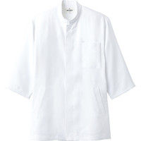 チトセ 7749 コックシャツ（五分袖）[兼用] L 7749_C-1ホワイト_L（取寄品）