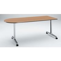 オカムラ インターアクトMT 会議テーブル ネオウッドミディアム 1800幅×750奥行×720高さ（mm） 81D4KC MM98（直送品）