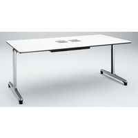 オカムラ インターアクトMT 会議テーブル ホワイト 1800幅×900奥行×720高さ（mm） 81D4TD MH47（直送品）