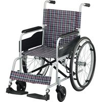 アズワン 車椅子(アルミタイプ)介助ブレーキなし Fit-AL 1台 7-4328-01（直送品）