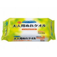 三昭紙業 おもいやり心 大人用ぬれタオル ケース N-60 N-60 ウェルファンカタログ ウェルファンコード：643102（直送品）