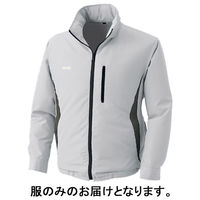 空調服 フード付ポリエステル製空調服シルバーL KU90520C06S3 1着