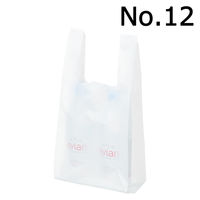 アスクル　バイオマスポリエチレン10%入りレジ袋（乳白）12号　1セット（1000枚：100枚入×10袋）  オリジナル