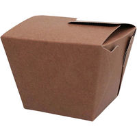 協和パック 紙製弁当容器 デリメイト 8080 ブラウン 00521294 1包：300枚（25×12）（直送品）