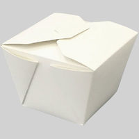 協和パック 紙製弁当容器 デリメイト 8080 白 00599541 1包：300枚（25×12）（直送品）
