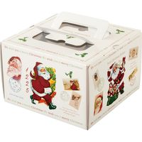 ヘッズ クリスマスアンティークサンタデコレーションBOX-6 XAQ-DE6 1セット（60枚：20枚×3パック）（直送品）