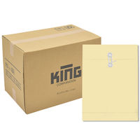 キングコーポレーション 角形2号 箱貼ハトメ 120g OKゴールド 110301　100枚入×1箱（直送品）