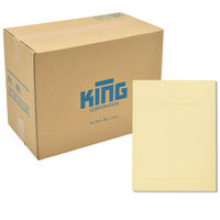 キングコーポレーション 角形0号 箱貼封筒 120g OKゴールド 100101　100枚入×1箱（直送品）