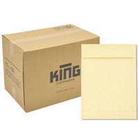 キングコーポレーション 角形2号箱貼封筒 120g OKゴールド 100301　100枚入×1箱（直送品）