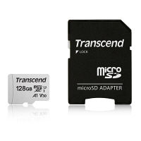 トランセンドジャパン 128GB マイクロSD TLC TS128GUSD300S-A 1個