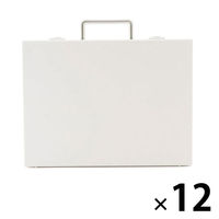 無印良品 自立収納できるキャリーケース A4用 ホワイトグレー 約縦28（持ち手含）×横32×厚さ7cm 12個 良品計画