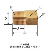 近畿製作所 異径ニップルソケット NO.09PT 3/8X1/2 1セット(3個)（直送品）