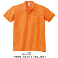 トムス T/Cポロシャツ オレンジ SS 00100-VP-015-SS 1セット(2枚)（直送品）