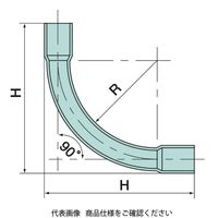 日動電工 ノーマルベンド VE54 J HI N54JHW 1セット（3個）（直送品）