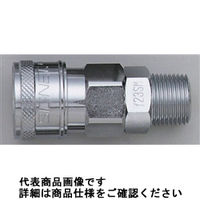 喜一工具 SIGNET カップリング・ソケット（テツ）PT1/4”オネジ Y22-SM 1個（直送品）