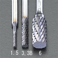 エスコ 3x 13mm/3mm軸 [Coated]超硬バー EA819PD-3B 1セット(4本)（直送品）