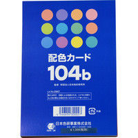 日本色研事業 配色カード 104b 50532 1セット（10冊）（直送品）