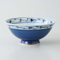 西海陶器 菊地紋 飯碗