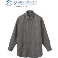 カーシーカシマ HEARTGREEN スカンジナビアン・パターンコレクション ロングシャツ フィヨルドグレー LL HWY011（取寄品）