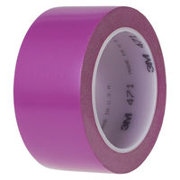 3M プラスチックフィルムテープ 471 紫 幅50mm×長さ32.9m 1巻