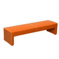 ネットフォース デザインベンチ 幅1800mm オレンジ CARA-1800-2-AW-OR 1台（直送品）