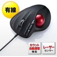 有線マウス　5ボタン　大型サイズ　レーザー　400-MA072BK　サンワサプライ　１個（直送品）