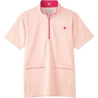 トンボ ポロシャツ ケアワークシャツ CR185 ピンク S 1枚（取寄品）