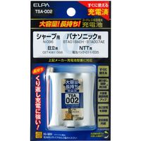 朝日電器 大容量長持ち充電池 TSA-002（直送品）