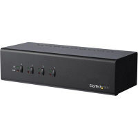 KVMスイッチ　4ポート　デュアルDVI　USBハブ　SV431DD2DU3A　1個　StarTech.com（直送品）