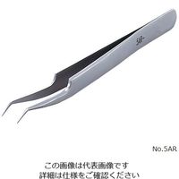 アズワン 強靭精密ピンセット DURAX No.5AR 1本 1-2005-15（直送品）