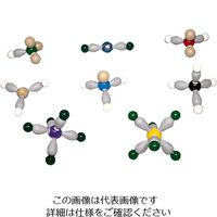 日本スリービー・サイエンティフィック 電子軌道模型 分子形状と電子軌道の模型組立セット 8種 1セット 3-9227-01（直送品）