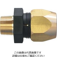 イシグロ 耐圧ホース用継手 スマートロック(真鍮タイプ) 15A 1/2 IVL-SLB-09A15-B-15A 1個 3-9386-03（直送品）