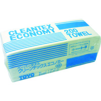 トーヨ ペーパータオル クリーンテックスエコノミー白 200枚×42P 1Cs(箱)=8400枚 242520 1ケース(8400枚)（直送品）